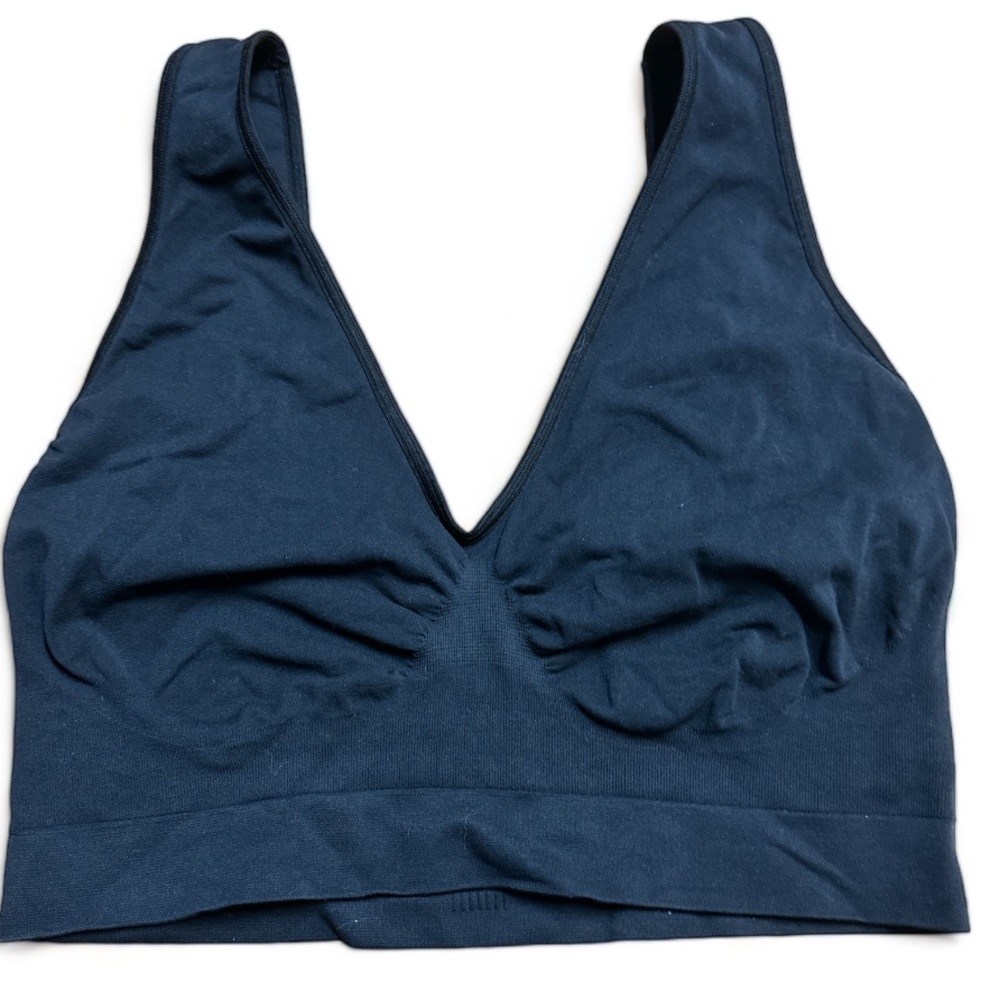 Rhonda Shear Black Sports Bra Without Pads Size 3X LIKE NEW ONLY WORN TWICE